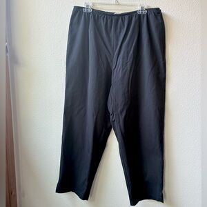 EUC Eileen Fisher Women Black Pants (Size:1X)